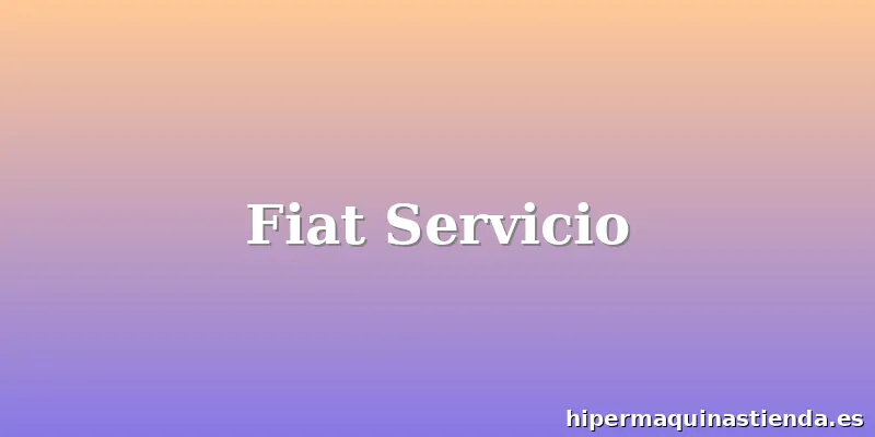 Fiat Servicio