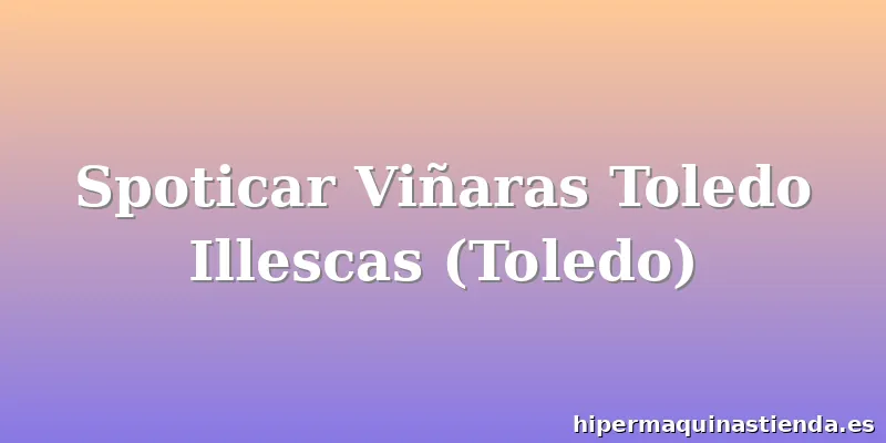 Spoticar Viñaras Toledo Illescas (Toledo)