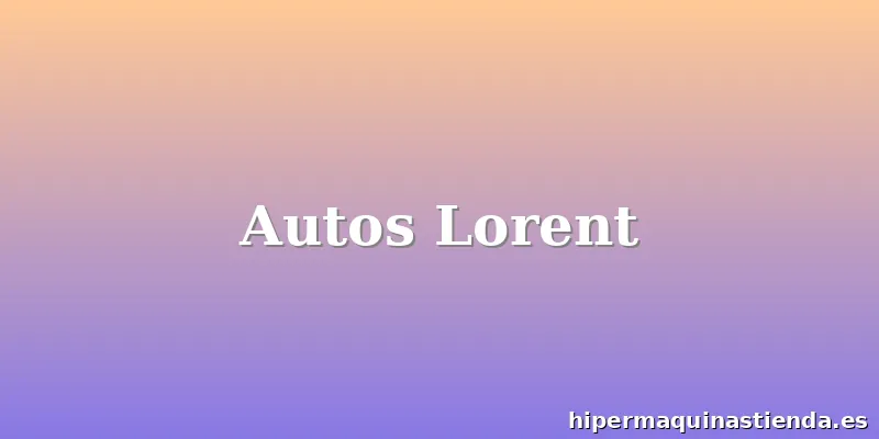Autos Lorent