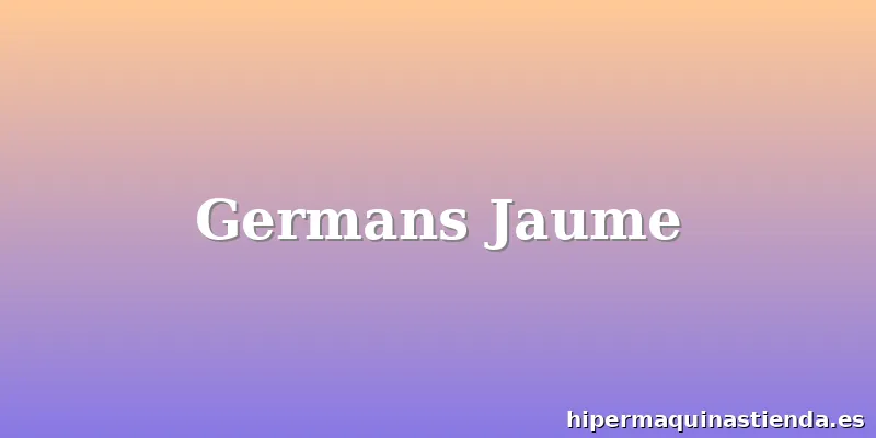 Germans Jaume