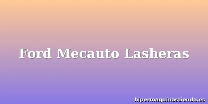 Ford Mecauto Lasheras