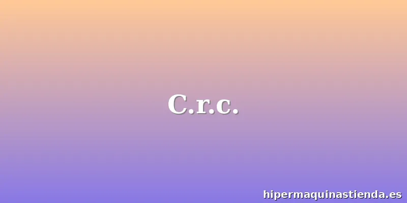 C.r.c.