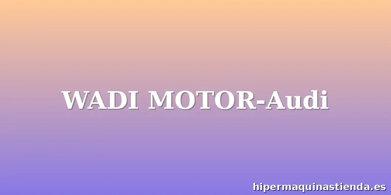 WADI MOTOR-Audi