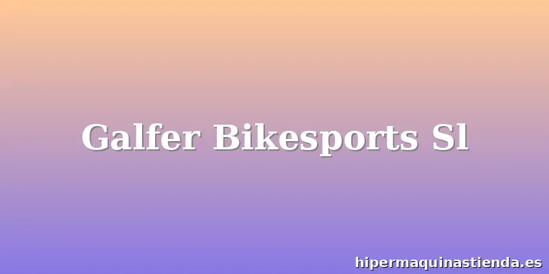 Galfer Bikesports Sl