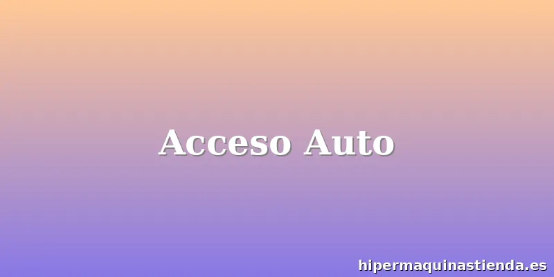 Acceso Auto