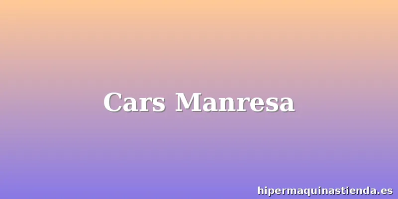 Cars Manresa