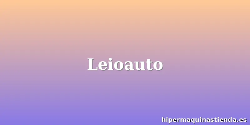 Leioauto