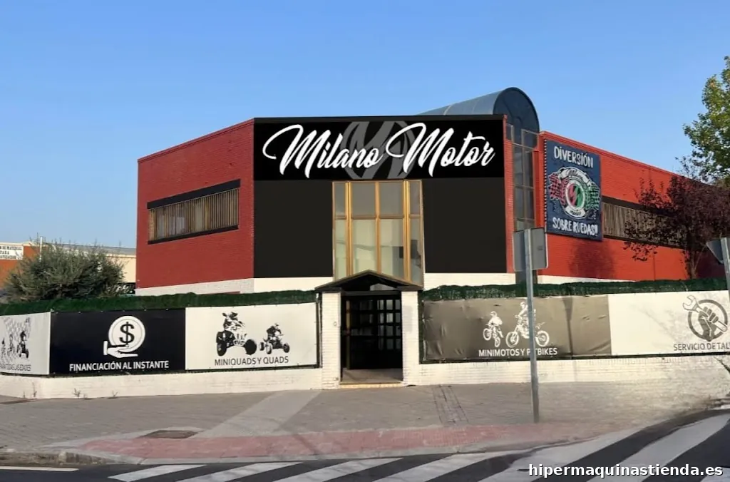 Milano Motor |Pitbike|Minimotos|Quad|Patinetes y Vehiculos Electricos|Talla Infantil-Junior