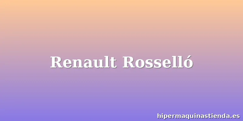 Renault Rosselló