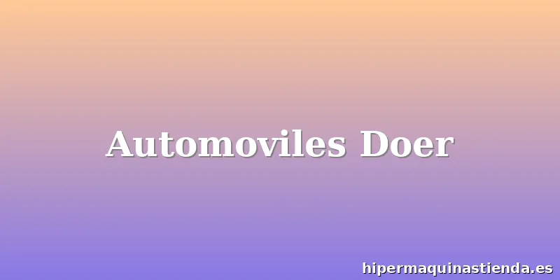 Automoviles Doer