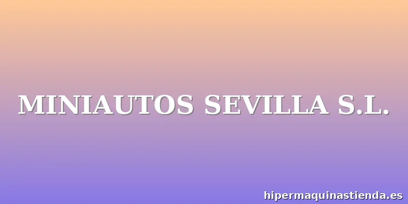 MINIAUTOS SEVILLA S.L.