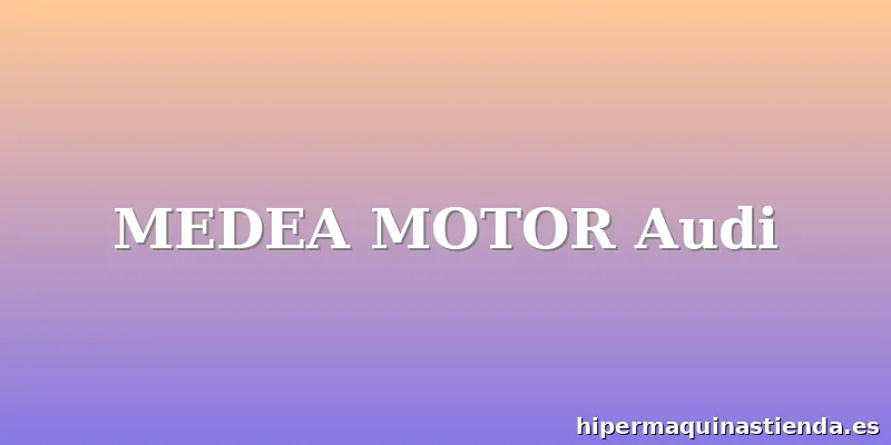 MEDEA MOTOR Audi
