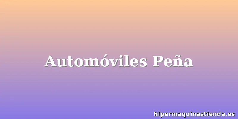 Automóviles Peña