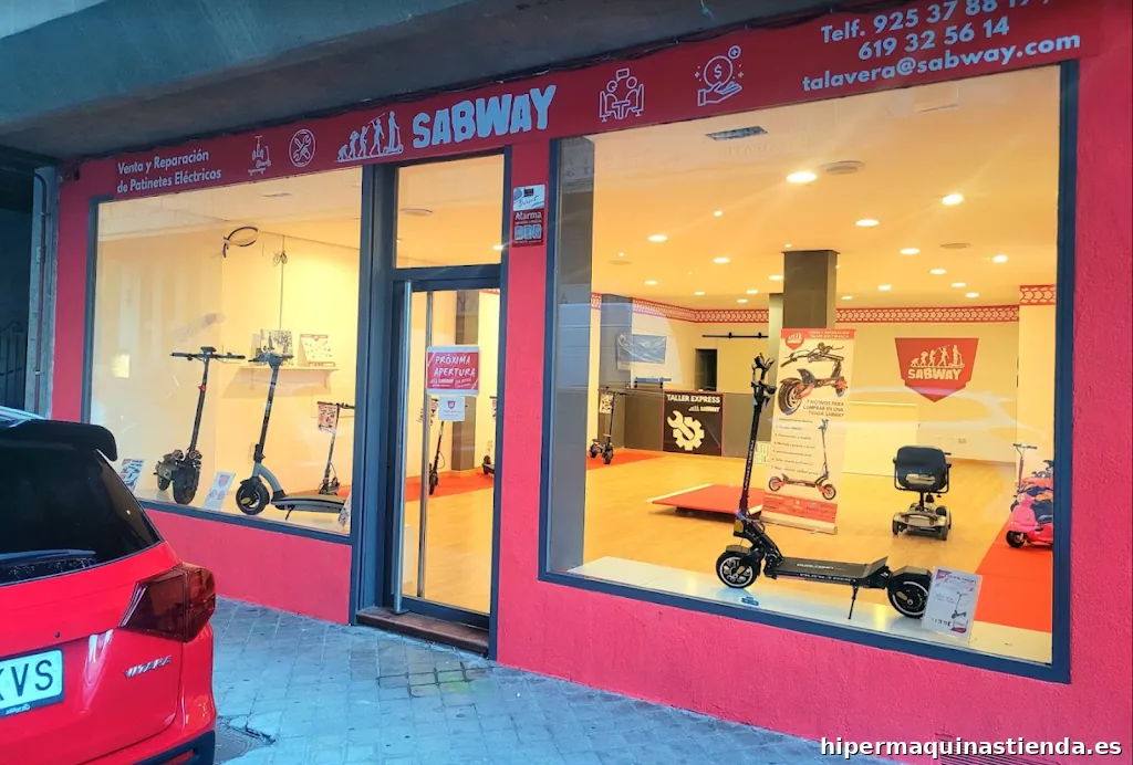 SABWAY Talavera, Venta y reparacion de patinetes electricos.