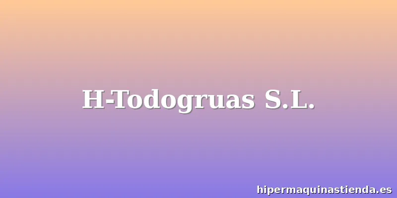 H-Todogruas S.L.