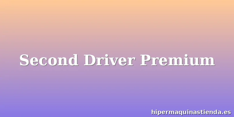 Second Driver Premium