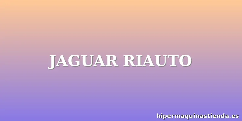 JAGUAR RIAUTO